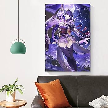 Amazon.co.jp: ゲームポスター原神（げんしん）雷電将軍(らいでん